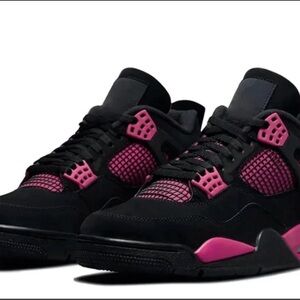 Black & Pink Women's Athletic Sneakers